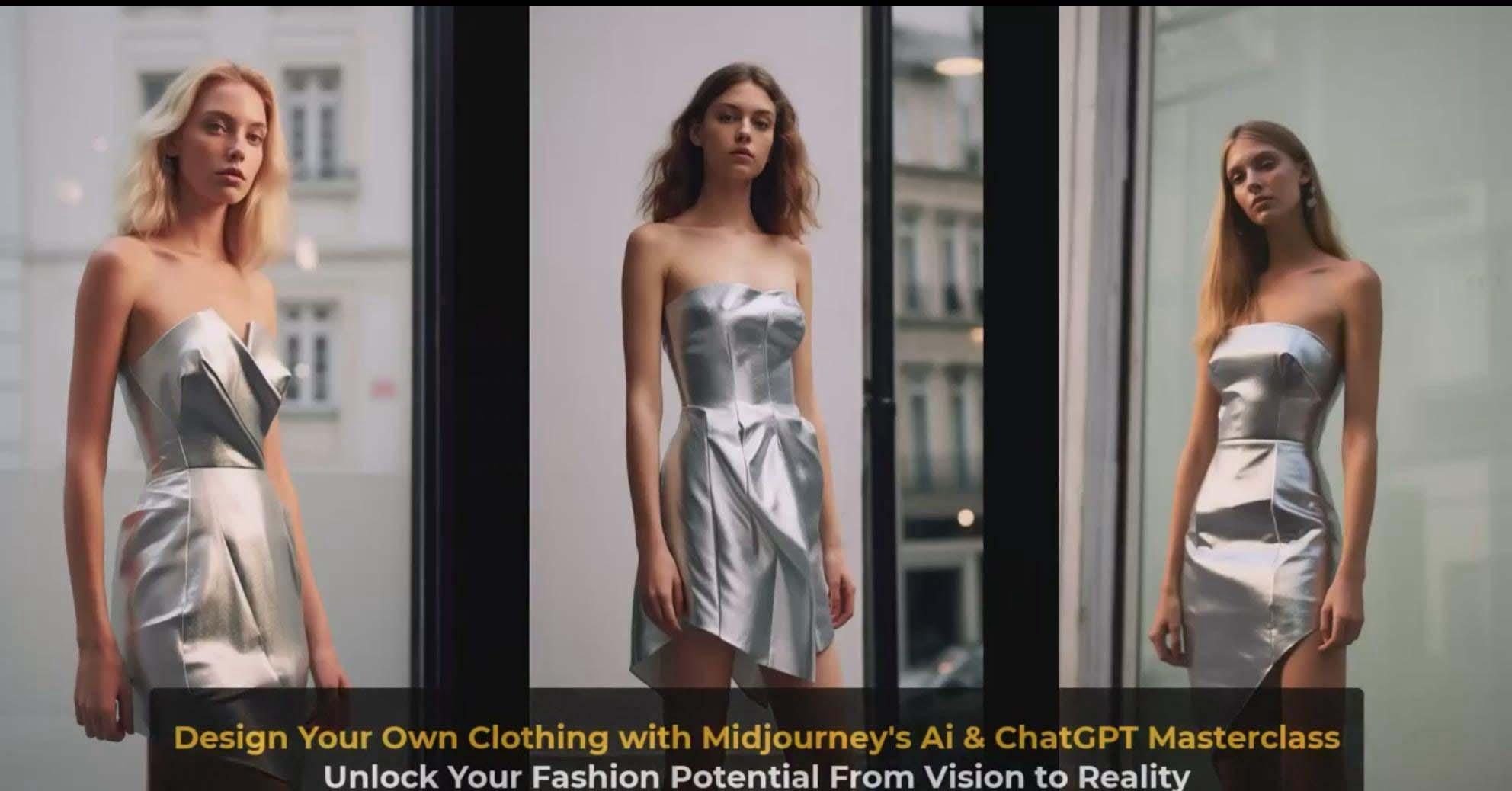 图片[8]-利用 Midjourneys Ai 人工智能设计自己的服装AI大师班-10节课-中英字幕-泡泡网赚