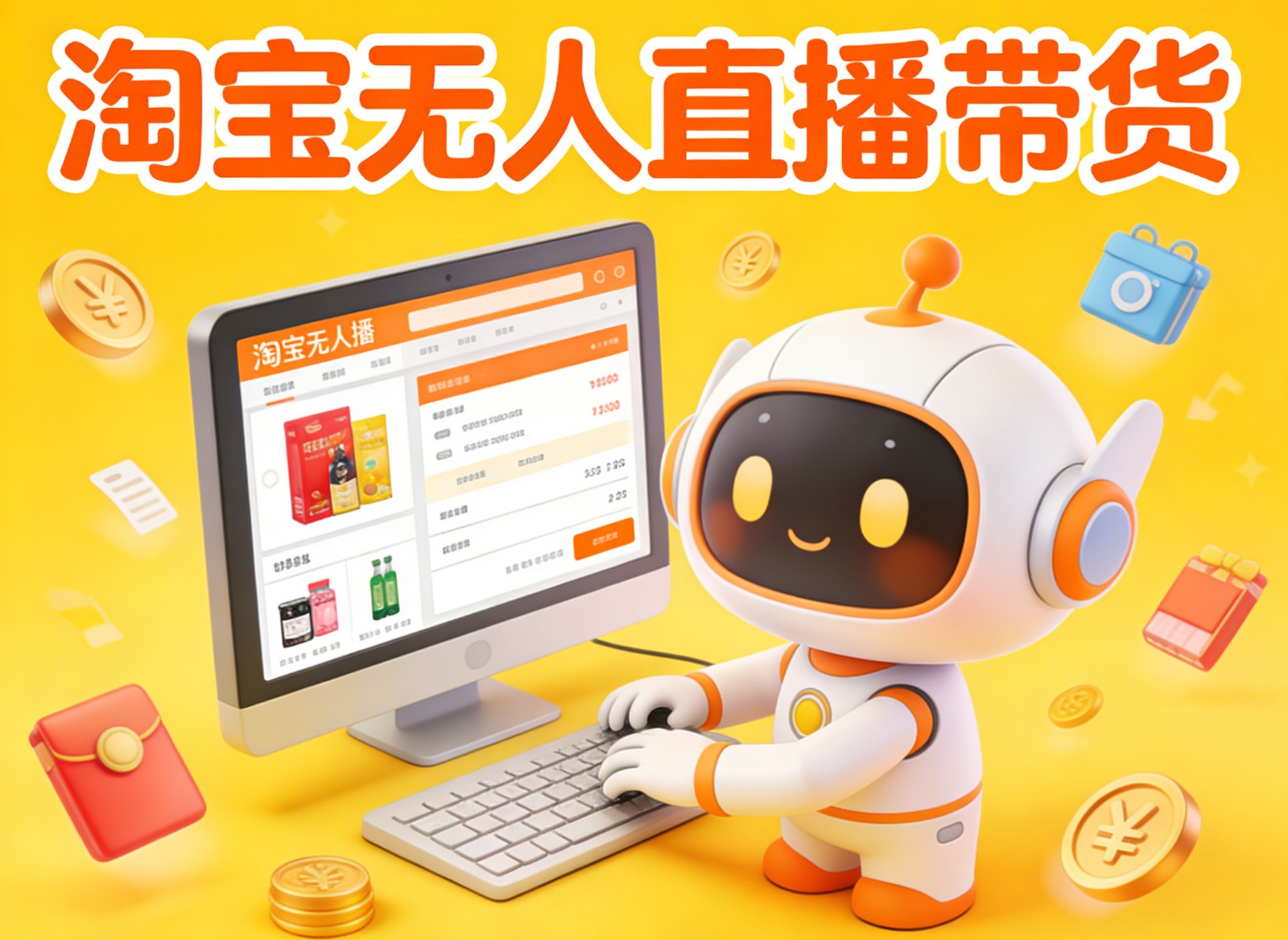淘宝无人直播带货，24小时自动卖货，月佣金1W+，不违规不封号，不用露脸-泡泡网赚