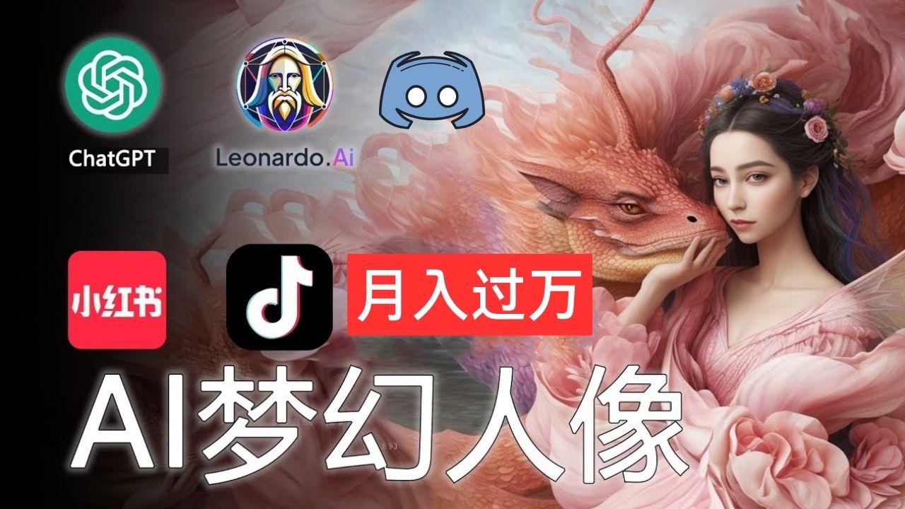 AI摄影梦幻人像：零基础也能月入过万的秘密-泡泡网赚