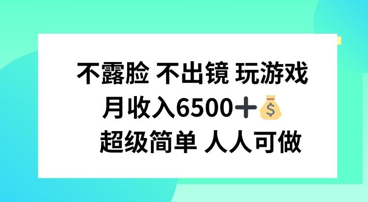 不露脸 不出境 玩游戏，月入6500 超级简单 人人可做【揭秘】-泡泡网赚