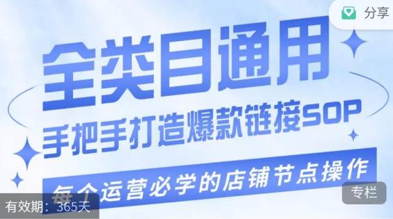 单品爆款打造实操运营，单品爆款从“0”-“1”手把手演练运营步骤-泡泡网赚