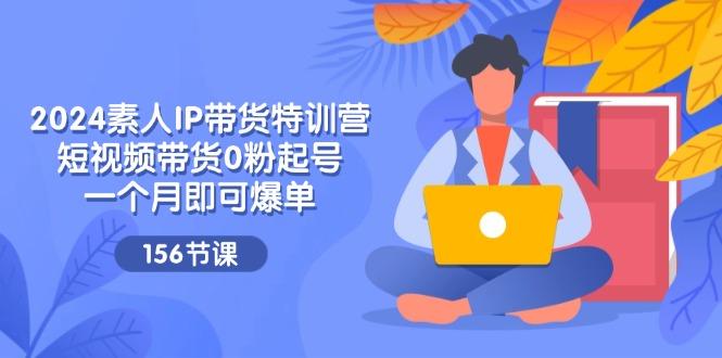 2024素人IP带货特训营，短视频带货0粉起号，一个月即可爆单(156节-泡泡网赚