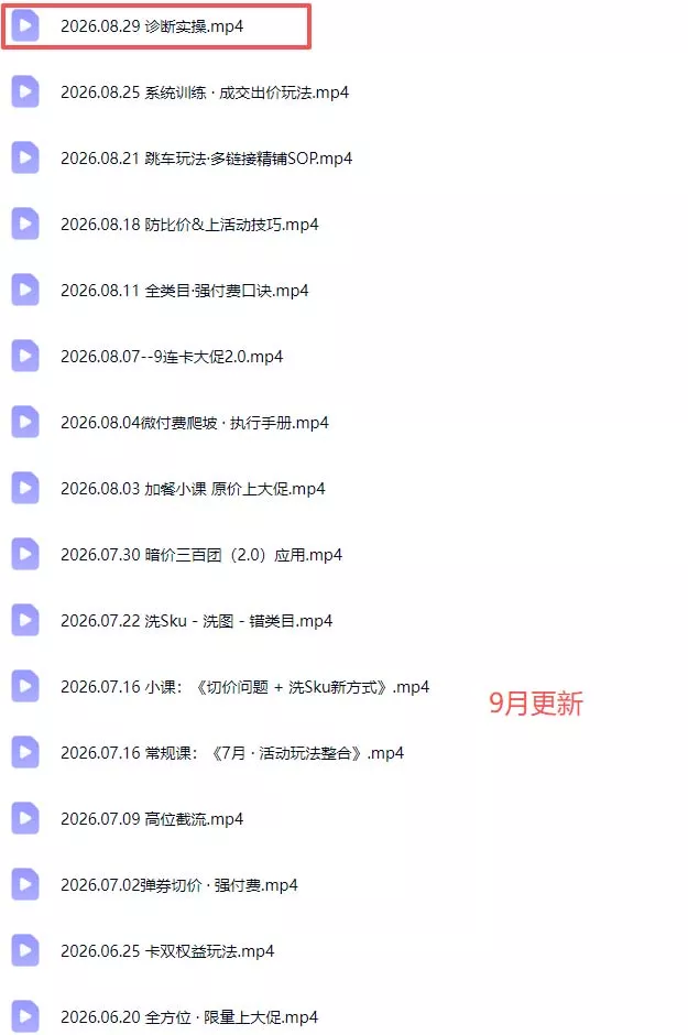 拼多多实战特训营(更新26年0831-泡泡网赚