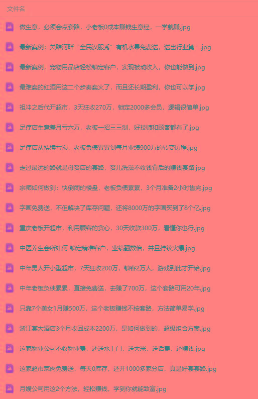 图片[3]-(9607期)真实有效391套商业模式，年入几十到几百万案例解析(电子书+视频+图文)-泡泡网赚