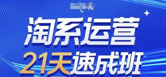 淘系运营21天速成班(更新24年6月)，0基础轻松搞定淘系运营，不做假把式-泡泡网赚
