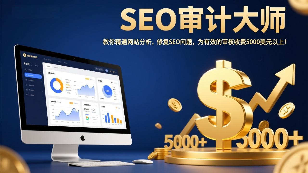 SEO审计大师：教你精通网站分析，修复SEO问题，为有效的审核收费5000美元以上！-泡泡网赚
