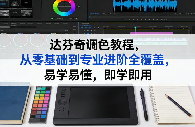 达芬奇调色教程，从零基础到专业进阶全覆盖，易学易懂，即学即用-泡泡网赚