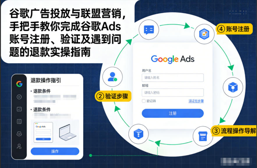 谷歌广告投放与联盟营销，手把手教你完成谷歌Ads账号注册、验证及遇到问题的退款实操指南-泡泡网赚