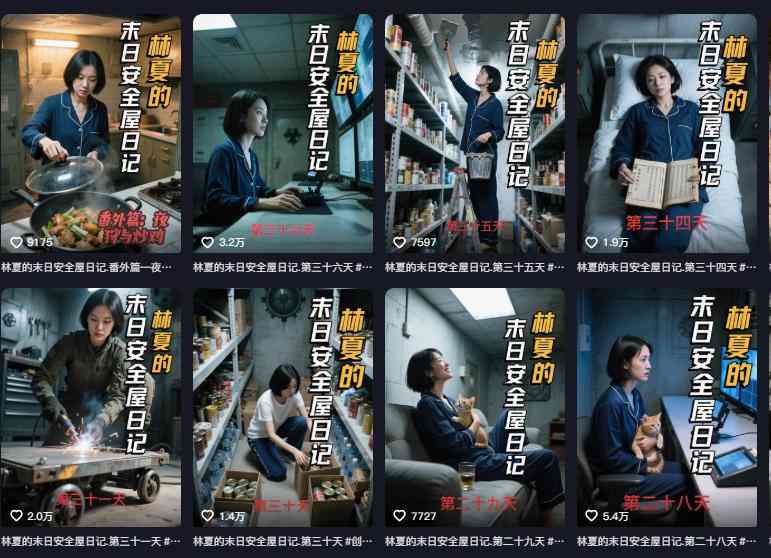 十个作品涨粉近20W！用AI制作末日安全日记连载，日入4位数，评论区爆肝求更新(附详细步骤)-泡泡网赚