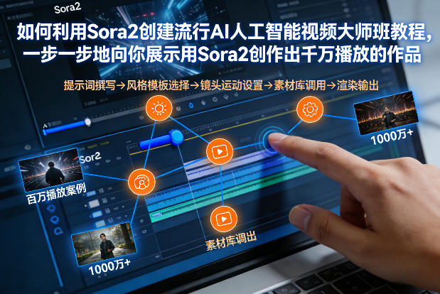 如何利用Sora2创建流行AI人工智能视频大师班，一步一步地向你展示用Sora2创作出千万播放的作品-泡泡网赚