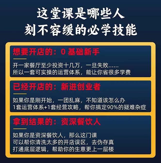 图片[2]-餐饮店盈利实操方法：教你怎样开一家持续能赚钱的餐厅(25节-泡泡网赚
