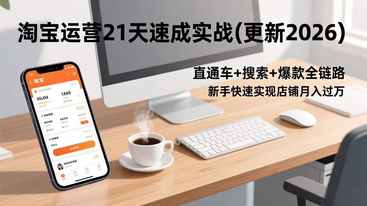 淘宝运营21天速成实战(更新3月 淘宝运营21天速成实战(更新3月