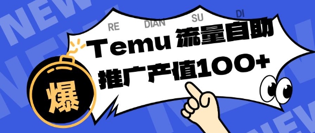 专注于Temu商家提供精准曝光浏览量，助力店铺排名提升和转化，单机日收入80-130【揭秘】-泡泡网赚