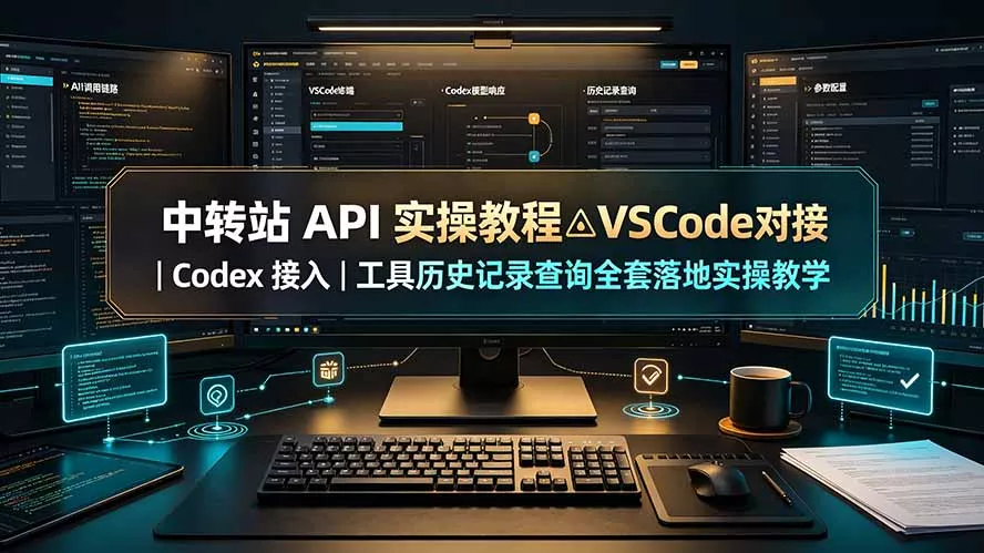中转站 API 实操教程△VSCode 对接｜Codex 接入｜工具历史记录查询全套落地实操教学-泡泡网赚