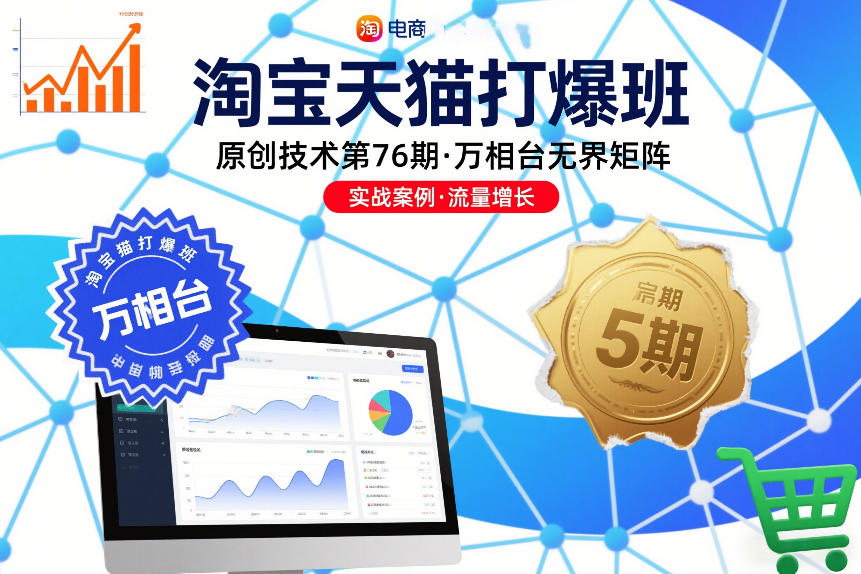 淘宝天猫打爆班原创技术第76期，万相台无界矩阵-泡泡网赚