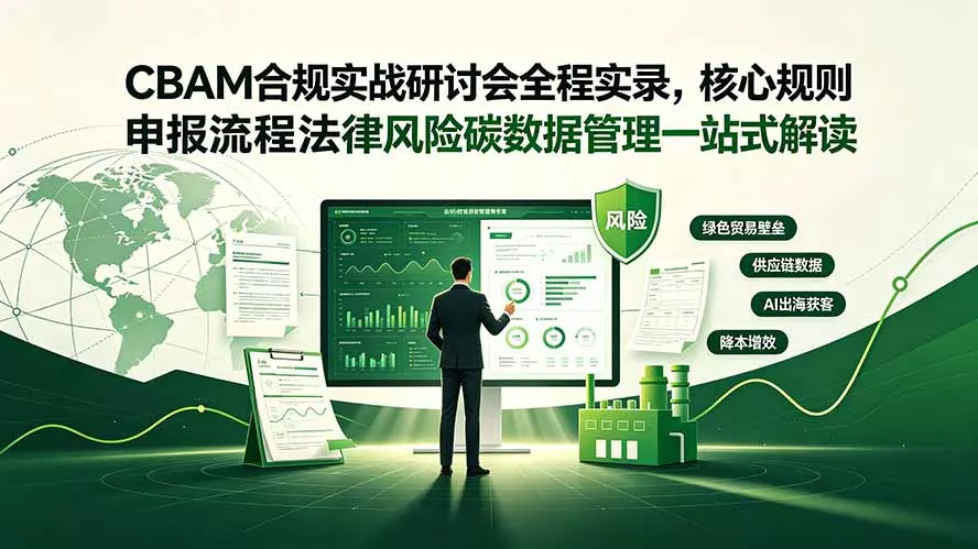CBAM合规实战研讨会全程实录，核心规则申报流程法律风险碳数据管理一站式解读-泡泡网赚