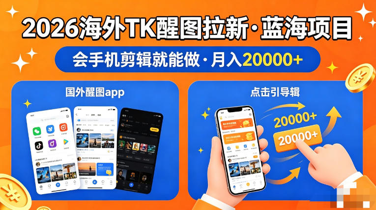 图出海拉新，全网火爆风口项目，只要会简单手机剪辑，轻松上手，当天见收益，日入四位数【揭秘】-泡泡网赚