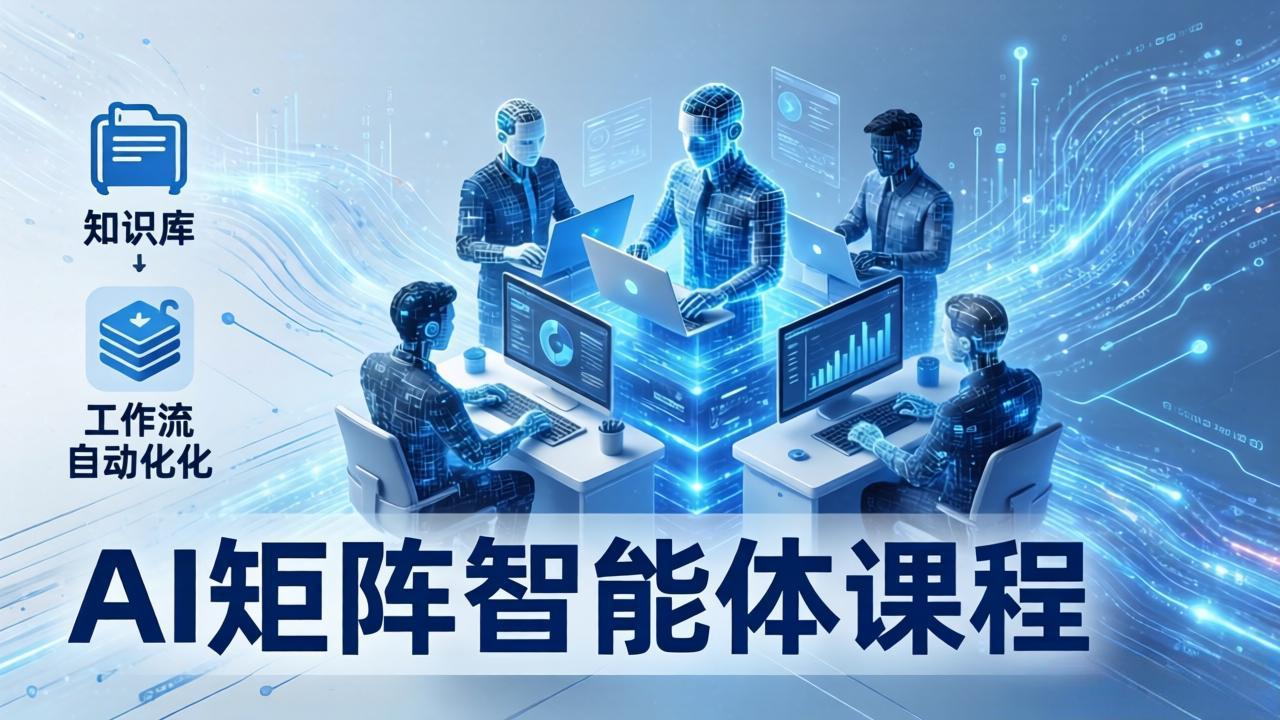 AI矩阵智能体实战：100个数字员工批量生产内容，文本知识库+工作流自动化全搞定-泡泡网赚