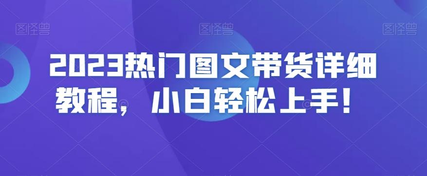 2023热门图文带货详细教程，小白轻松上手！-泡泡网赚