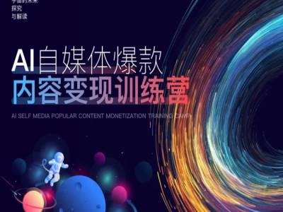 AI自媒体爆款内容变现训练营，20%底层逻辑，60%实操方法，20%案例拆解(即学即用)-泡泡网赚