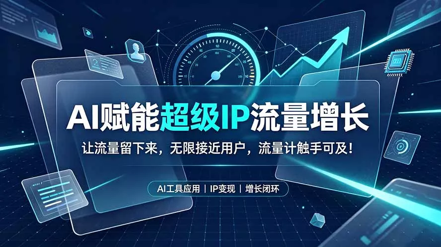 AI赋能超级IP流量增长:让流量留下来,无限接近用户,流量计触手可及! AI赋能超级IP流量增长:让流量留下来,无限接近用户,流量计触手可及!
