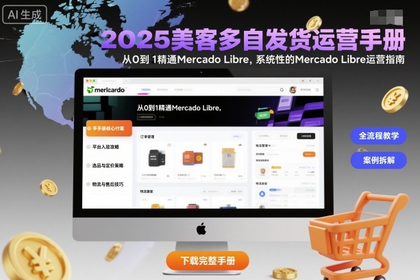 2025美客多自发货运营手册：从0到1精通Mercado Libre，系统性的Mercado Libre运营指南-泡泡网赚