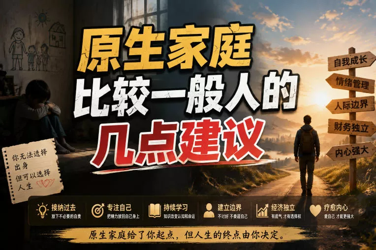 付费文章：给原生家庭比较一般人的几点建议-泡泡网赚