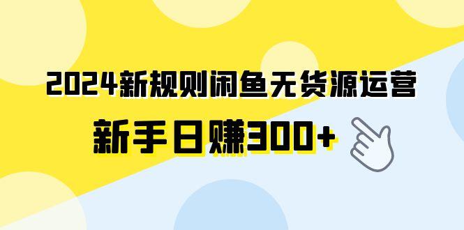 (9522期)2024新规则闲鱼无货源运营新手日赚300+-泡泡网赚