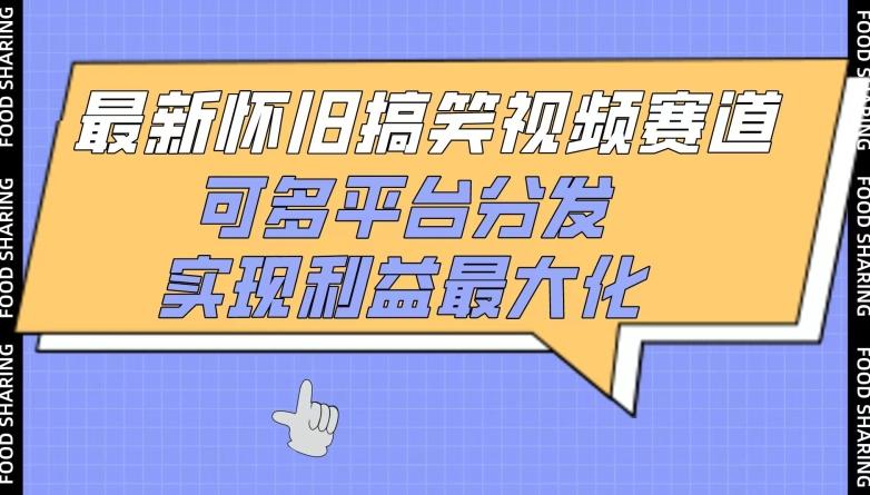 最新怀旧搞笑视频赛道，可多平台分发，实现利益最大化【揭秘】-泡泡网赚