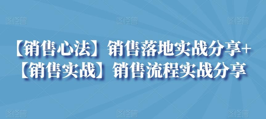 【销售心法】销售落地实战分享+【销售实战】销售流程实战分享-泡泡网赚