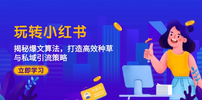 玩转小红书：揭秘爆文算法，打造高效种草与私域引流策略-泡泡网赚