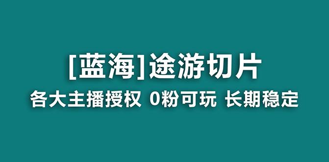 抖音途游切片，龙年第一个蓝海项目，提供授权和素材，长期稳定，月入过万-泡泡网赚