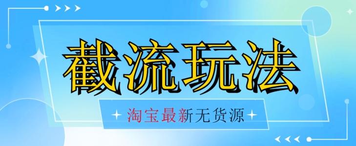 首发价值2980最新淘宝无货源不开车自然流超低成本截流玩法日入300+【揭秘】【1016更新】-泡泡网赚