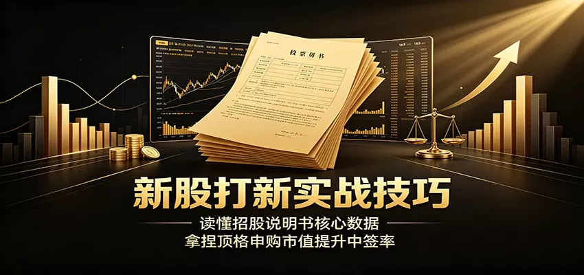 新股打新实战技巧:读懂招股说明书核心数据,拿捏顶格申购市值提升中签率-泡泡网赚