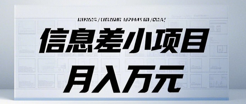 信息差小项目：国内外视频代下载，项目操作简单零成本零门槛月入过万-泡泡网赚