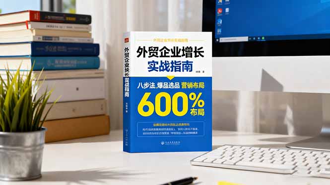 外贸企业增长实战指南，八步法、爆品选品、营销布局，业绩增长300%-泡泡网赚