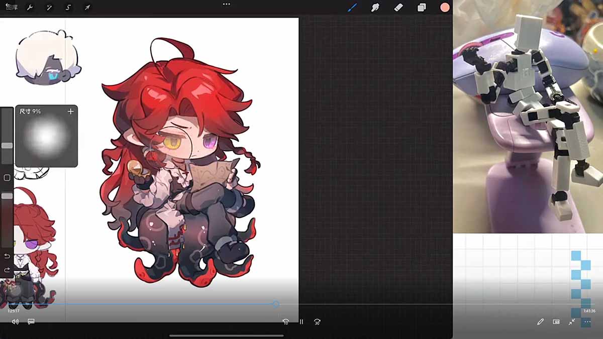 零基础学Q版立绘：从头身比例到服装细化，掌握让角色又可爱又有设计感的核心技法-泡泡网赚