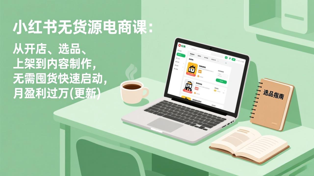 小红书无货源电商课(5月12更新-泡泡网赚