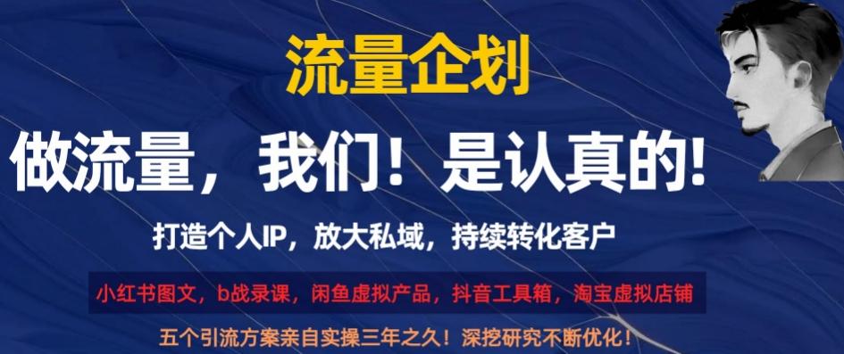 流量企划，打造个人IP，放大私域，持续转化客户【揭秘】-泡泡网赚