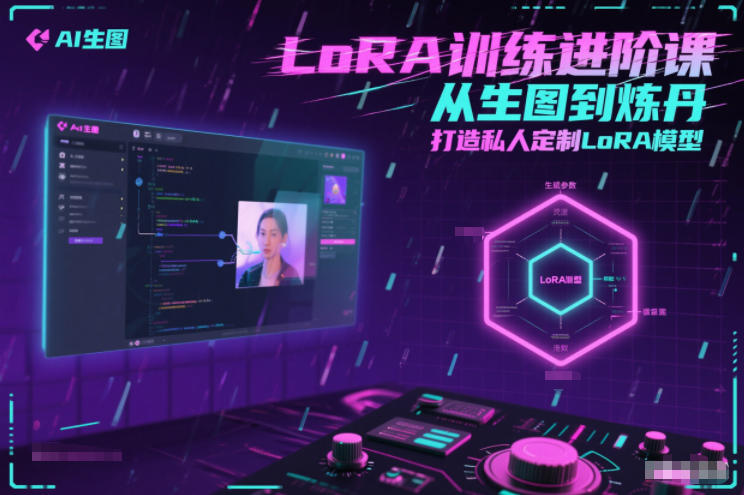 LoRA训练进阶课，从生图到炼丹，打造私人定制LoRA模型-泡泡网赚