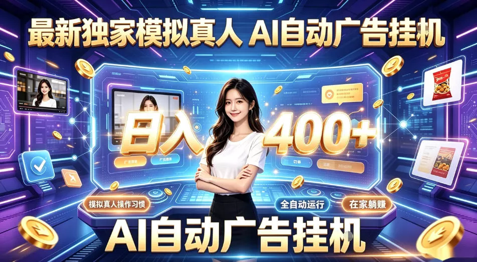最新独家模拟真人，AI自动挂号挂G，日入400+，全程全自动运行，无需人工【揭秘】-泡泡网赚