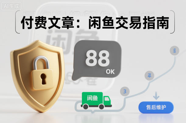 付费文章：闲鱼交易指南，怎么才能降低被坑被马扁的概率-泡泡网赚