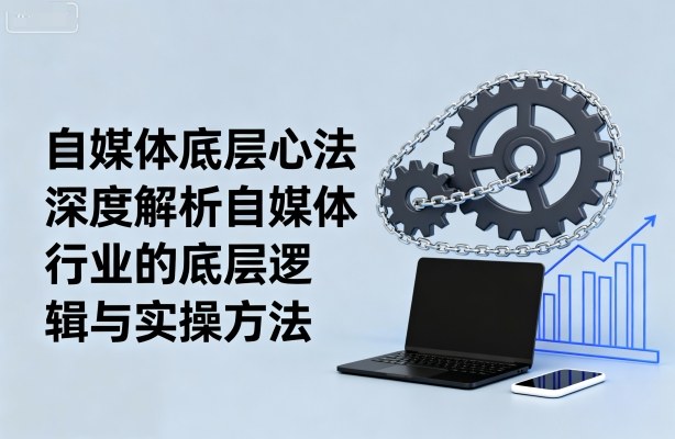 自媒体底层心法，深度解析自媒体行业的底层逻辑与实操方法-泡泡网赚