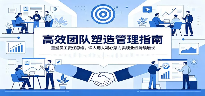 高效团队塑造管理指南：重塑员工责任思维，识人用人凝心聚力实现业绩持续增长-泡泡网赚