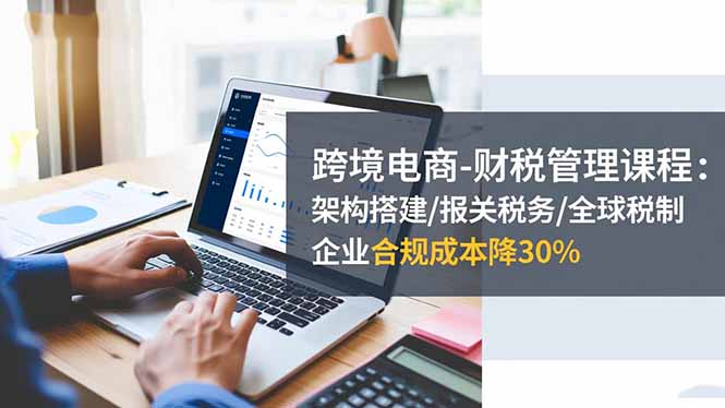 跨境电商-财税管理课程：架构搭建/报关税务/全球税制，企业合规成本降30%-泡泡网赚