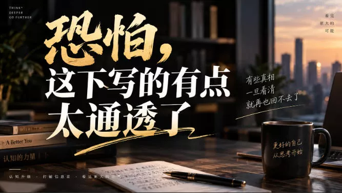 灏泽叔最新付费文章：恐怕，这下写的有点太通透了-泡泡网赚