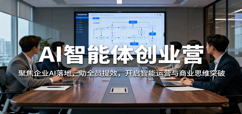 AI智能体创业营：聚焦企业AI落地，助全员提效，开启智能运营与商业思维突破-泡泡网赚