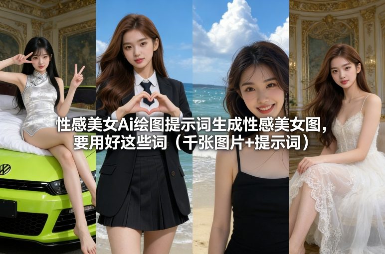 性感美女Ai绘图提示词生成性感美女图，要用好这些词(千张图片+提示词)-泡泡网赚