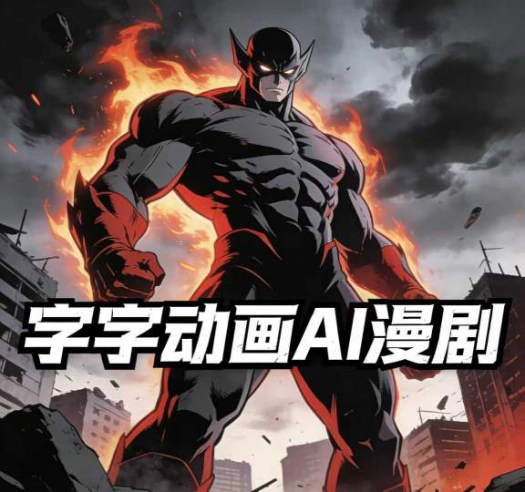 字字动画AI漫剧2026年第1期系统课程，小白看完就能学会实操的漫剧课，单人月收1-3W-泡泡网赚