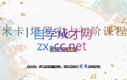 米卡·实占塔罗初阶课-泡泡网赚